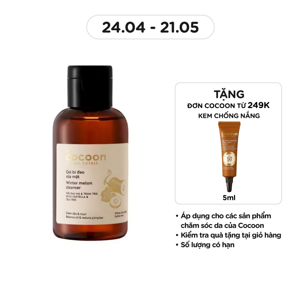 Winter Melon Gel Cleanser Balance Oil & Reduce Pimples 140ml