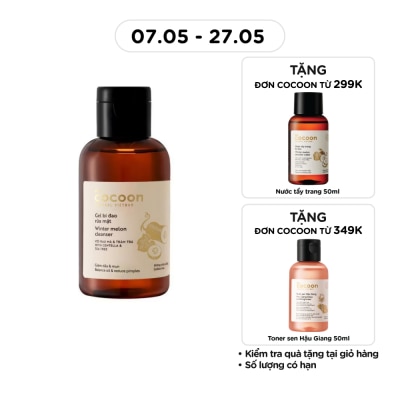 COCOON - Gel Rửa Mặt Cocoon Bí Đao Winter Melon Cleanser 140ml