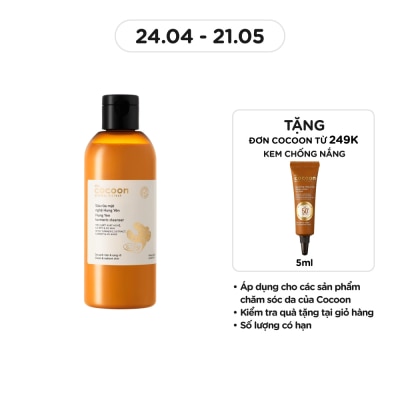 COCOON Sữa Rửa Mặt Nghệ Hưng Yên Cocoon Turmeric Cleanser 310ml
