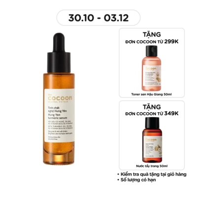 COCOON Tinh Chất Nghệ Hưng Yên Cocoon Turmeric Serum Sáng Da & Mờ Vết Thâm 30ml