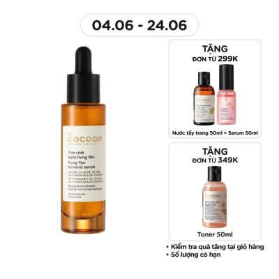 COCOON - Tinh Chất Nghệ Hưng Yên Cocoon Turmeric Serum Sáng Da & Mờ Vết Thâm 30ml