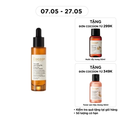 COCOON - Tinh Chất Nghệ Hưng Yên Cocoon Turmeric Serum Sáng Da & Mờ Vết Thâm 30ml