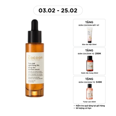 COCOON Tinh Chất Nghệ Hưng Yên Cocoon Turmeric Serum Sáng Da & Mờ Vết Thâm 30ml