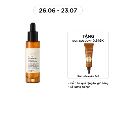 COCOON Tinh Chất Nghệ Hưng Yên Cocoon Turmeric Serum Sáng Da & Mờ Vết Thâm 30ml