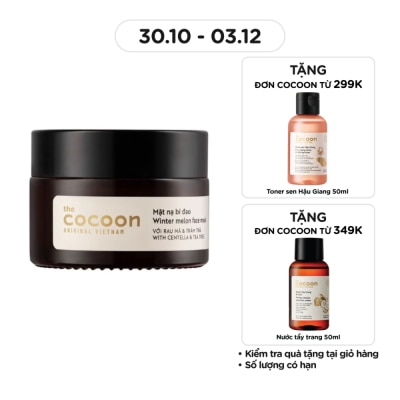 COCOON Face Masks Winter Melon With Centella & Tea Tree Balance Oil & Reduce Pimples 30ml