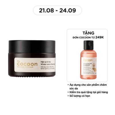 COCOON Face Masks Winter Melon With Centella & Tea Tree Balance Oil & Reduce Pimples 30ml