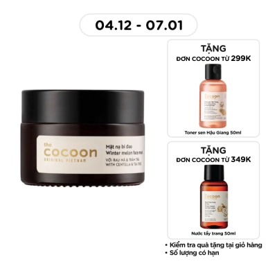 COCOON Face Masks Winter Melon With Centella & Tea Tree Balance Oil & Reduce Pimples 30ml