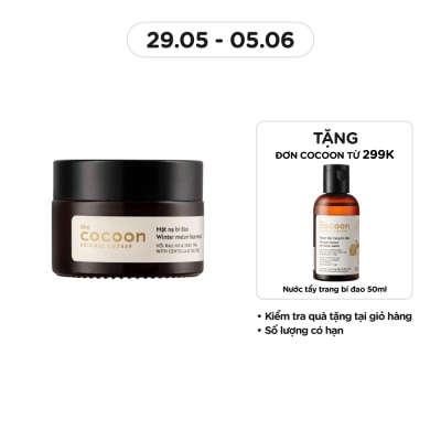 COCOON Face Masks Winter Melon With Centella & Tea Tree Balance Oil & Reduce Pimples 30ml