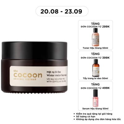 COCOON - Face Masks Winter Melon With Centella & Tea Tree Balance Oil & Reduce Pimples 30ml image