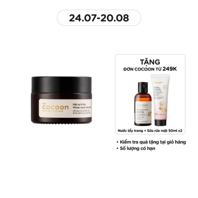 COCOON Mặt Nạ Bí Đao Cocoon Winter Melon Face Mask With Centella & Tea Tree Giảm Dầu và Mụn 30ml
