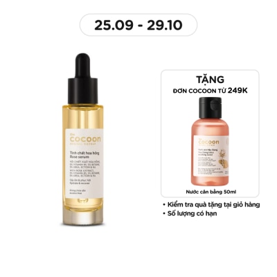 COCOON Tinh Chất Hoa Hồng Cocoon Rose Serum Cấp Ẩm & Phục Hồi 30ml