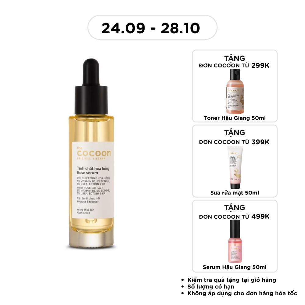 Tinh Chất Hoa Hồng Cocoon Rose Serum Cấp Ẩm & Phục Hồi 30ml image