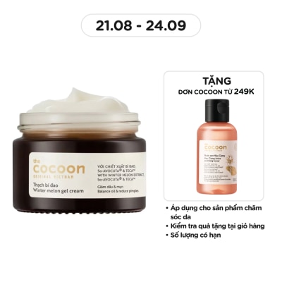 COCOON Thạch Bí Đao Dưỡng Ẩm Cocoon Giảm Dầu và Mụn Winter Melon Gel Cream 30ml