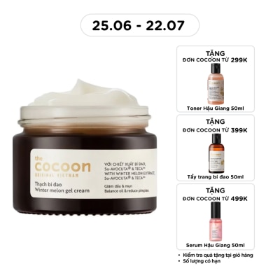 COCOON - Thạch Bí Đao Dưỡng Ẩm Cocoon Giảm Dầu và Mụn Winter Melon Gel Cream 30ml