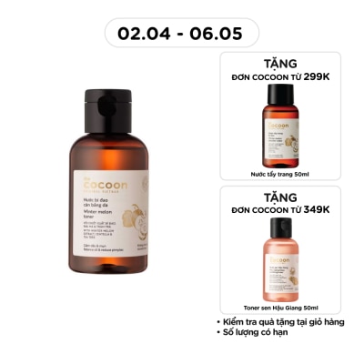 COCOON - Nước Cân Bằng Da Cocoon Bí Đao Winter Melon Toner 140ml