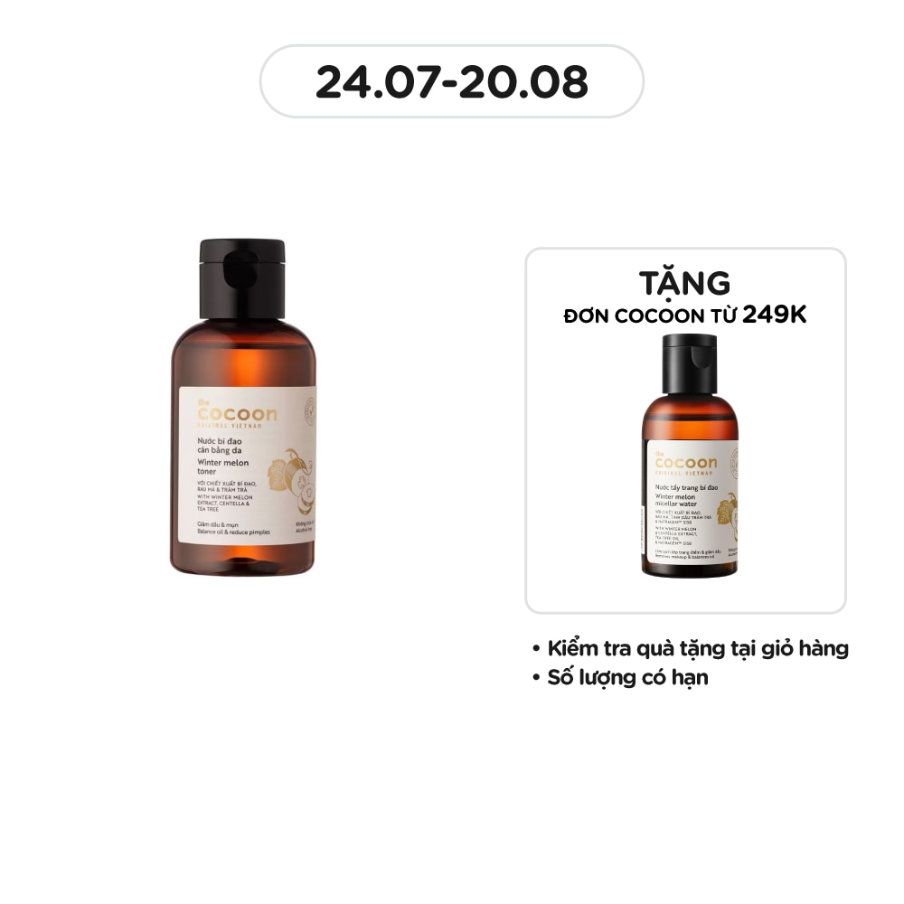 Winter Melon Toner Balance Oil & Reduce Pimples 140ml