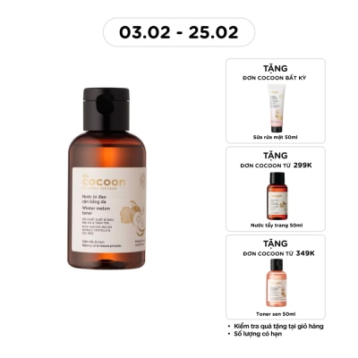 COCOON Nước Cân Bằng Da Cocoon Bí Đao Winter Melon Toner 140ml
