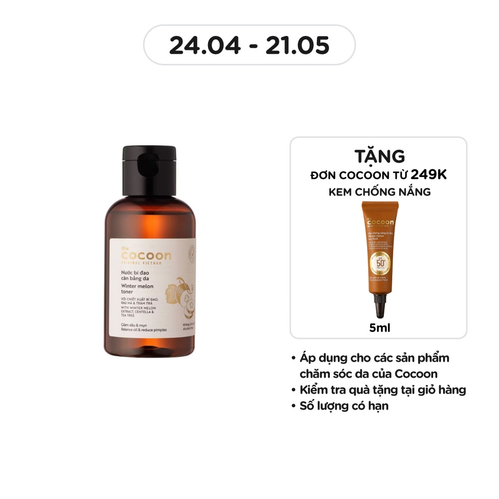 Winter Melon Toner Balance Oil & Reduce Pimples 140ml