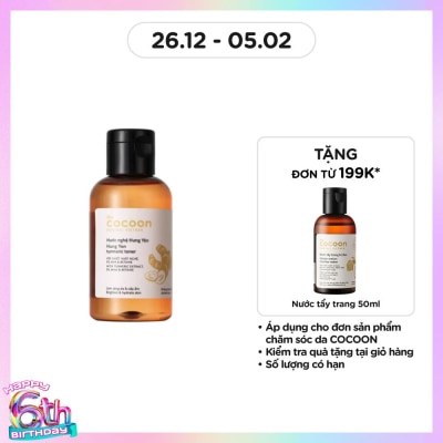 COCOON Nước Cân Bằng Nghệ Hưng Yên Cocoon Turmeric Toner 140ml