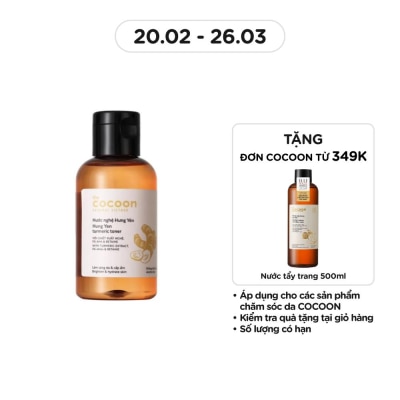 COCOON Nước Cân Bằng Nghệ Hưng Yên Cocoon Turmeric Toner 140ml