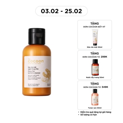 COCOON Sữa Rửa Mặt Nghệ Hưng Yên Cocoon Turmeric Cleanser 140ml