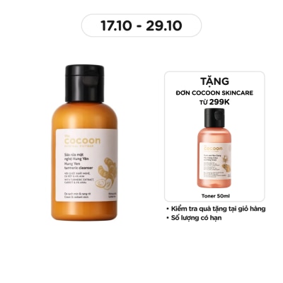 COCOON Sữa Rửa Mặt Nghệ Hưng Yên Cocoon Turmeric Cleanser 140ml