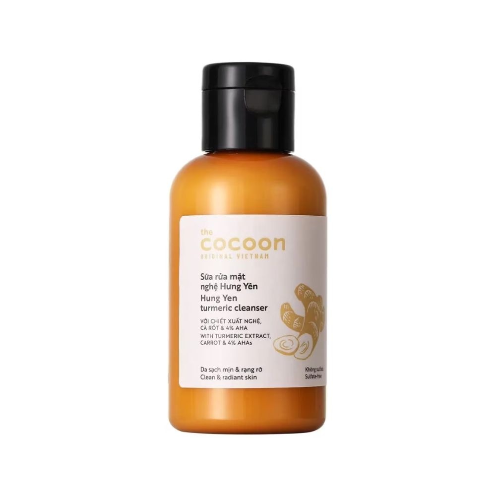 Sữa Rửa Mặt Nghệ Hưng Yên Cocoon Turmeric Cleanser 140ml