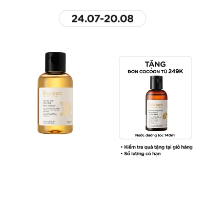 COCOON Gel Rửa Mặt Cocoon Rose Cleanser Hoa Hồng 140ml