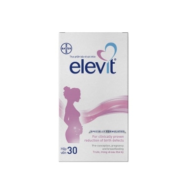 ELEVIT Thực Phẩm Bảo Vệ Sức Khỏe Elevit Trước, Trong Và Sau Thai Kỳ 30 viên