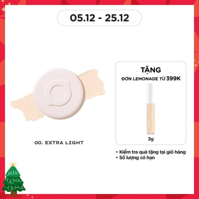 LEMONADE Phấn Nước Kiềm Dầu Lemonade Supermatte Cushion 15g .#A00. Extra Light