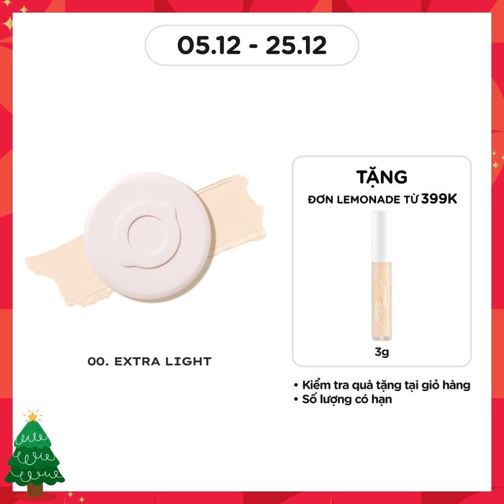 Phấn Nước Kiềm Dầu Lemonade Supermatte Cushion 15g .#A00. Extra Light