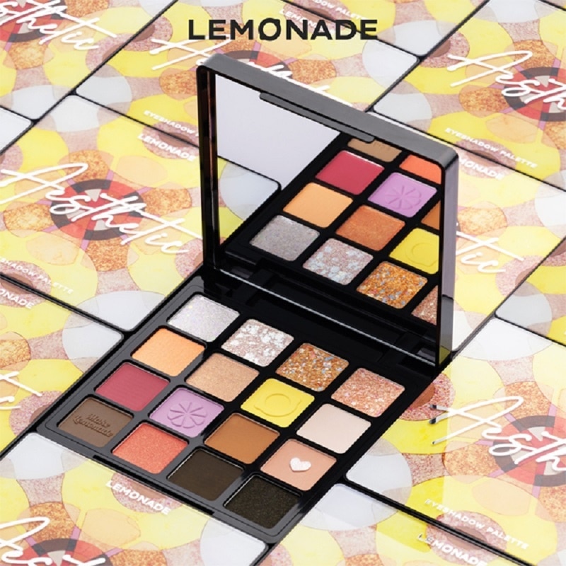 Bảng Phấn Mắt 16 Màu Lemonade Aesthetic Eyeshadow Palette 20.8g Version 2