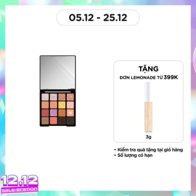 LEMONADE Bảng Phấn Mắt 16 Màu Lemonade Aesthetic Eyeshadow Palette 20.8g Version 2