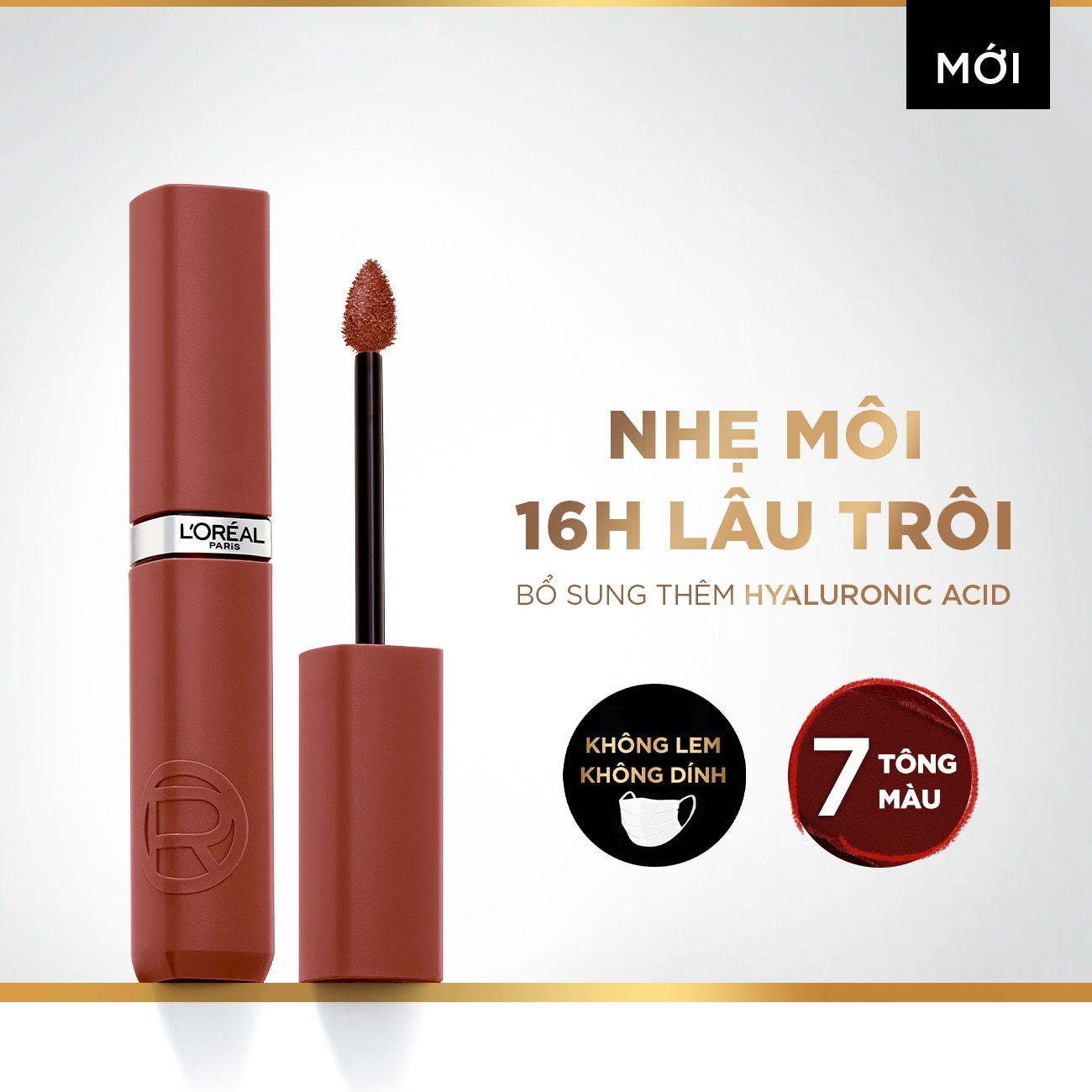 Son Kem L’Oréal Paris Infallible Matte Resistance 5ml .# 150 Lazy Sunday Đỏ Nâu Rượu