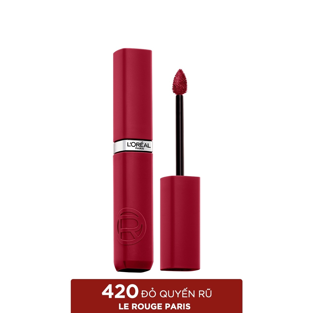 Son Kem L’Oréal Paris Infallible Matte Resistance 5ml .#420 Le Rouge Paris Đỏ Quyến Rũ