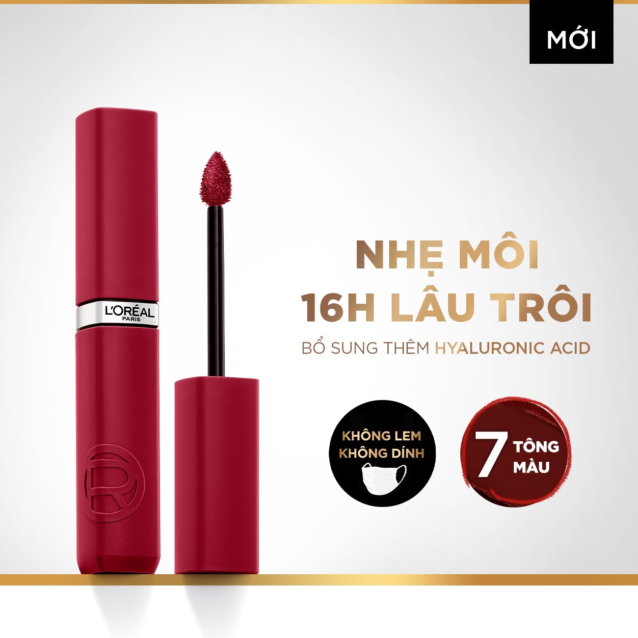 Son Kem L’Oréal Paris Infallible Matte Resistance 5ml .#420 Le Rouge Paris Đỏ Quyến Rũ