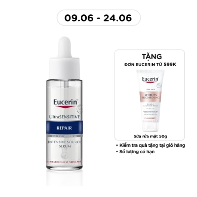 EUCERIN - Tinh Chất Eucerin Giúp Phục Hồi Da Nhạy Cảm UltraSensitive Repair Intensive Source Serum 30ml