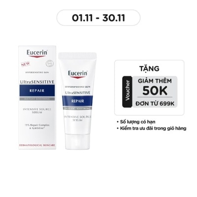 EUCERIN Tinh Chất Eucerin Giúp Phục Hồi Da Nhạy Cảm UltraSensitive Repair Intensive Source Serum 10ml