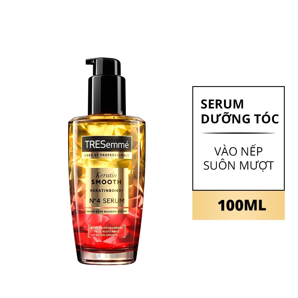 Serum Dưỡng Tóc Tresemme Keratin Smooth Keratinbond+ No 4 Serum 100ml