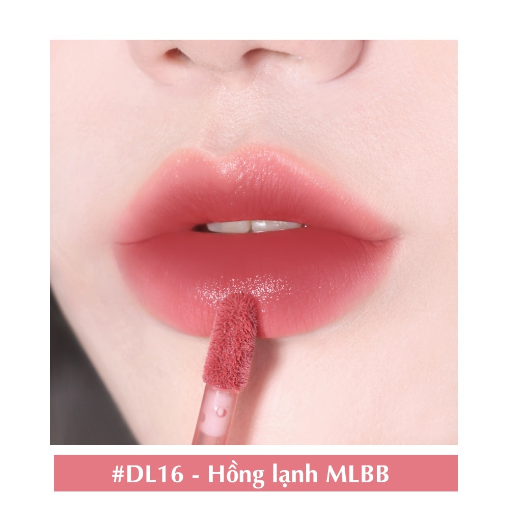 Son Kem Black Rouge Double Layer Over Velvet 4.1g .#DL16 Màu Cánh Hồng Khô