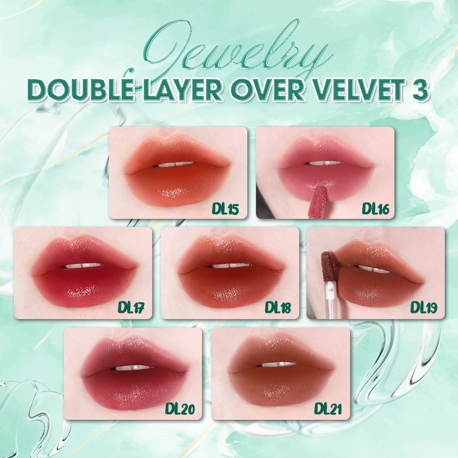 Son Kem Black Rouge Double Layer Over Velvet 4.1g .#DL16 Màu Cánh Hồng Khô