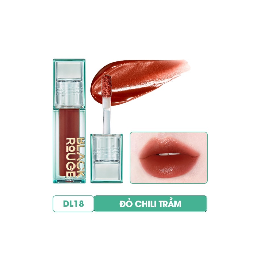 Son Kem Black Rouge Double Layer Over Velvet 4.1g .#DL18 Màu Đỏ Chili Trầm
