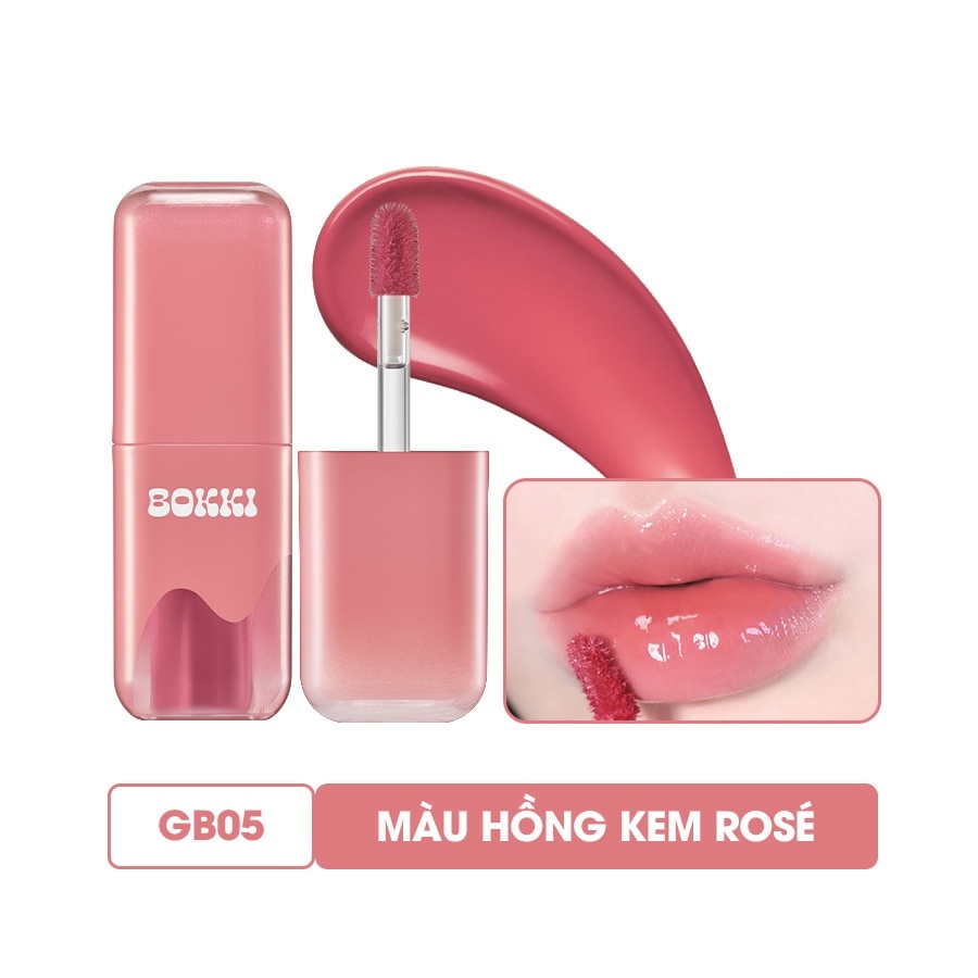 Son Bóng Black Rouge Glow Bokki Tint 4.85g .#GB05 Màu Hồng Kem