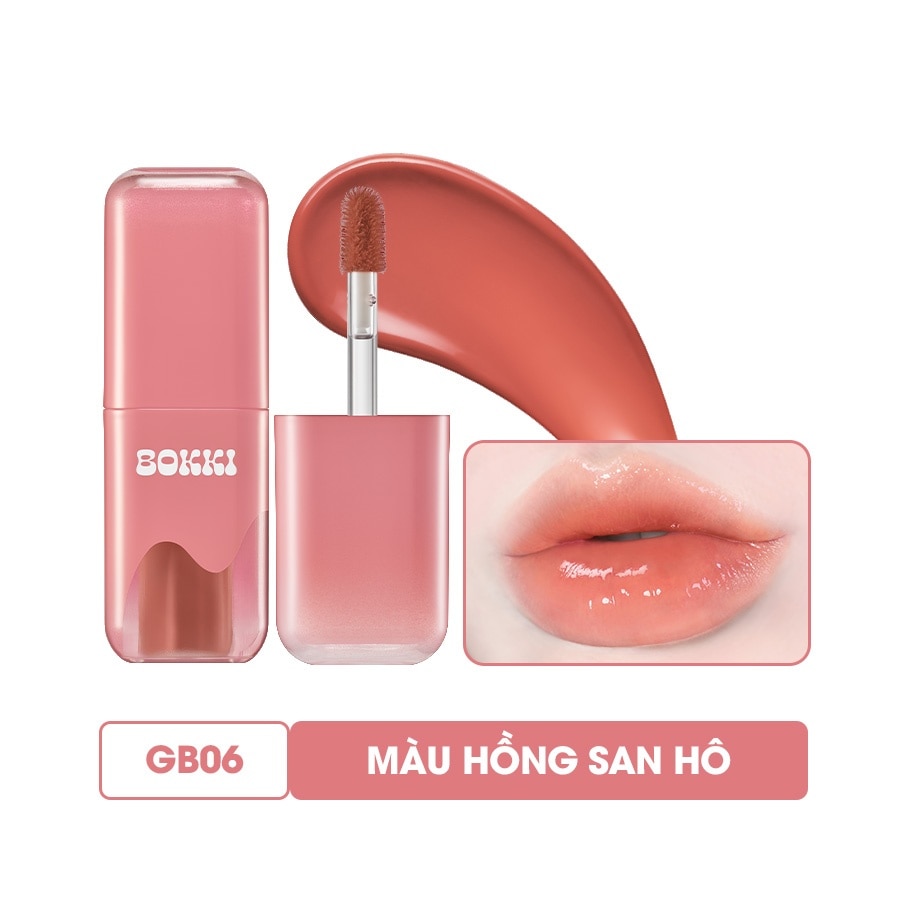 Son Bóng Black Rouge Glow Bokki Tint 4.85g .#GB06 Màu Hồng San Hô