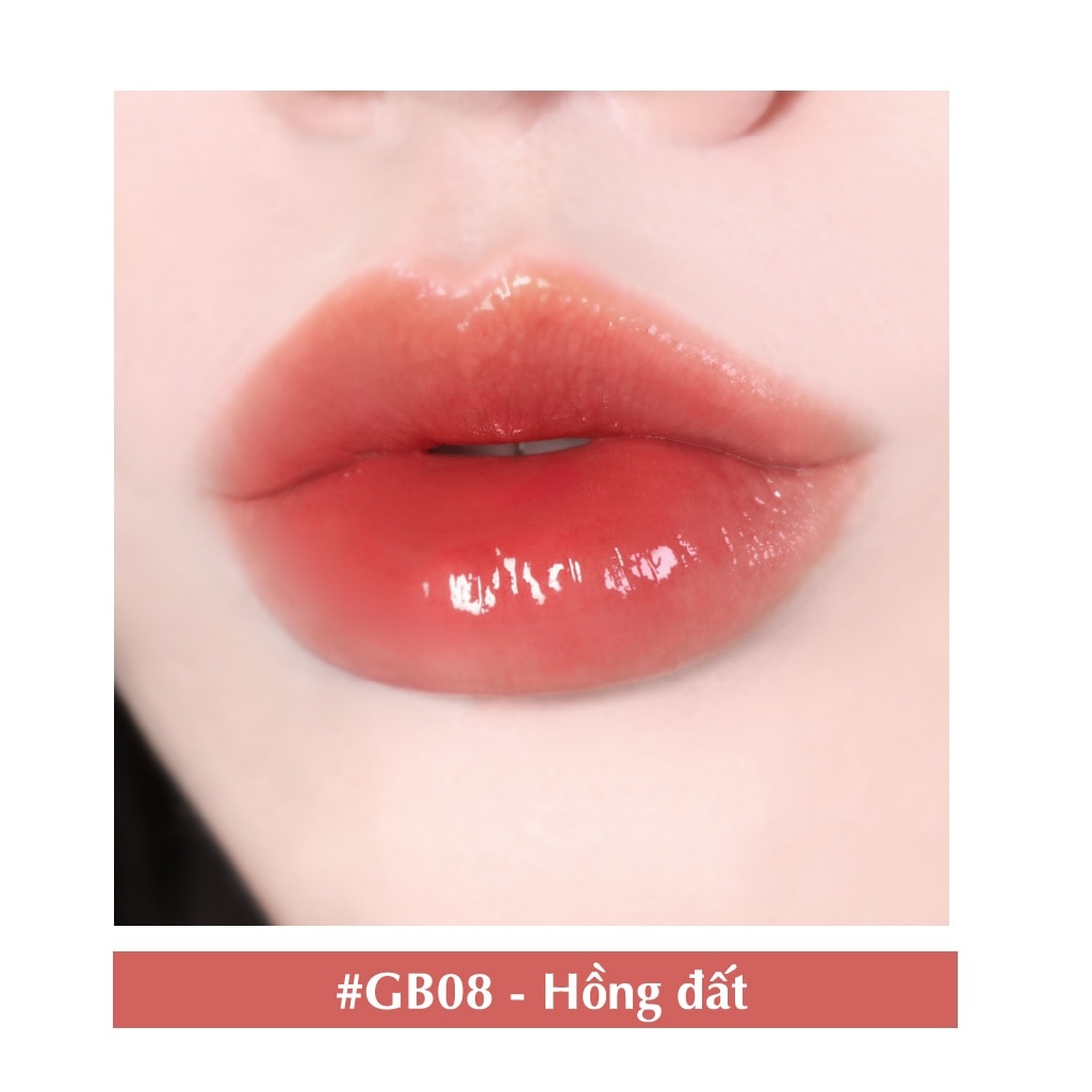 Son Bóng Black Rouge Glow Bokki Tint 4.85g .#GB08 Màu Hồng Đất
