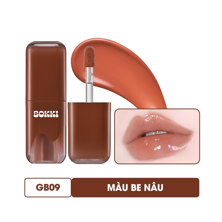 Son Bóng Black Rouge Glow Bokki Tint 4.85g .#GB09 Màu Be Pha Nâu