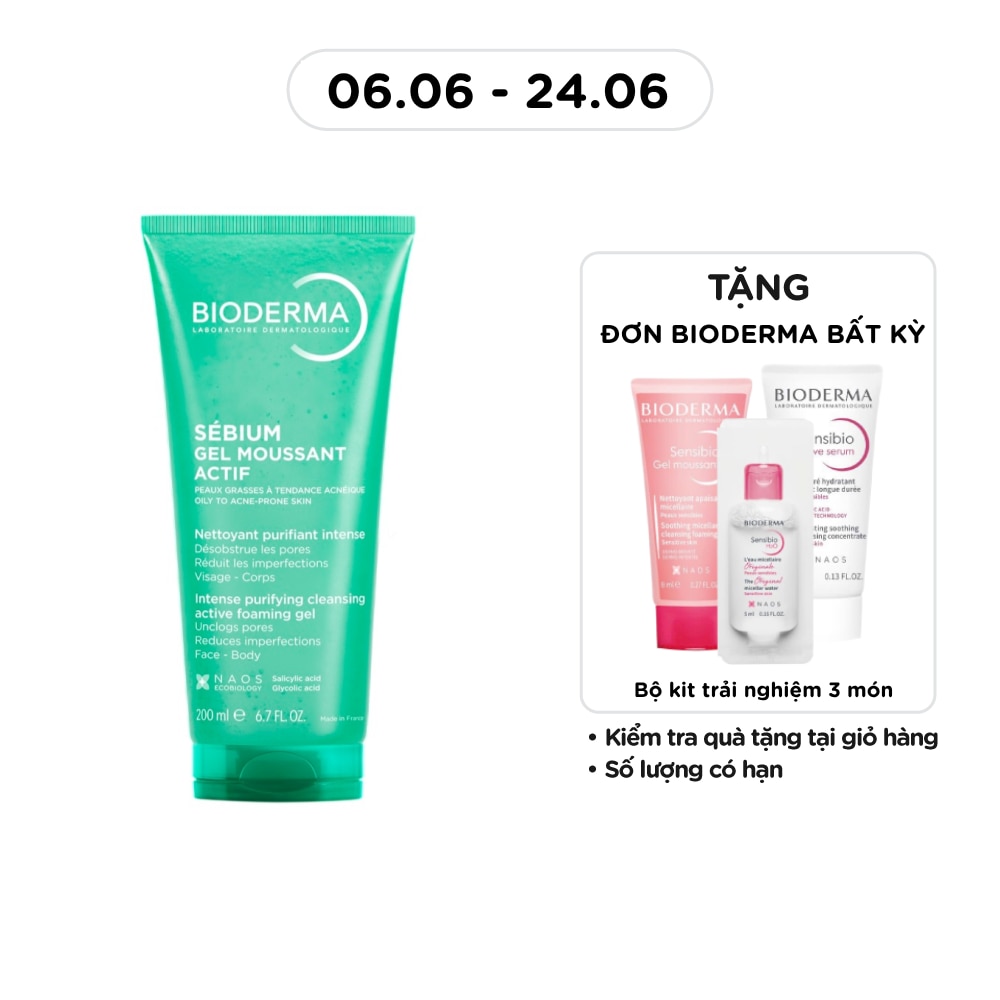 Sébium Gel Moussant Actif 200ml