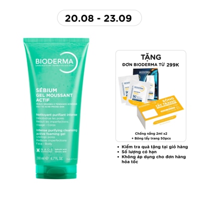 BIODERMA - Sébium Gel Moussant Actif 200ml image