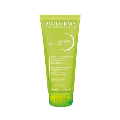 BIODERMA Gel Rửa Mặt Bioderma Cho Da Dầu Và Da Dễ Nổi Mụn Sébium Gel Moussant Actif 200ml