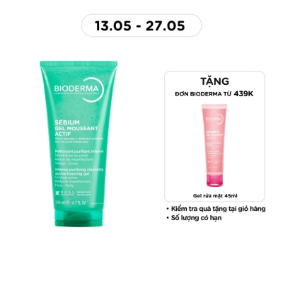 BIODERMA - Sébium Gel Moussant Actif 200ml